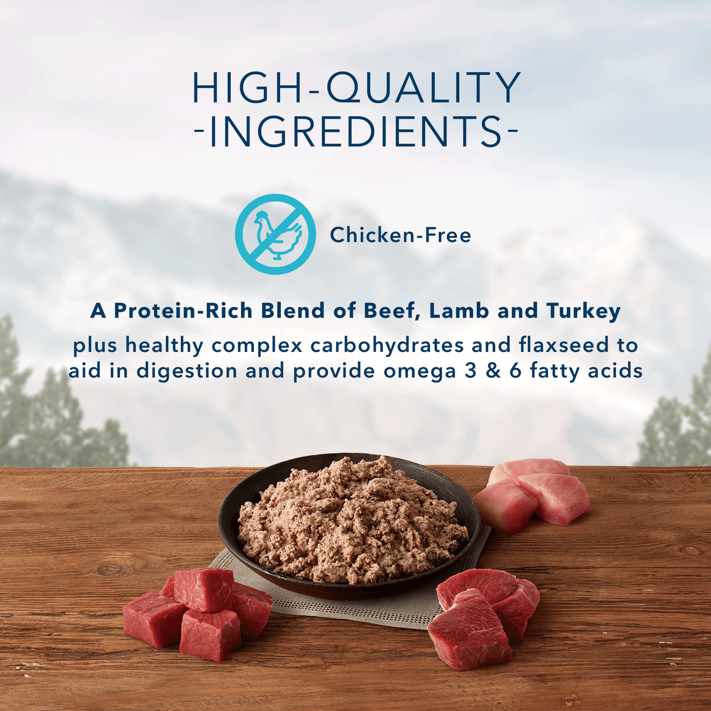 Blue Buffalo Wilderness Rocky Mountain Recipe High Protein, Natural Adult Wet Dog Food, Red Meat 12.5-oz, Case of 12