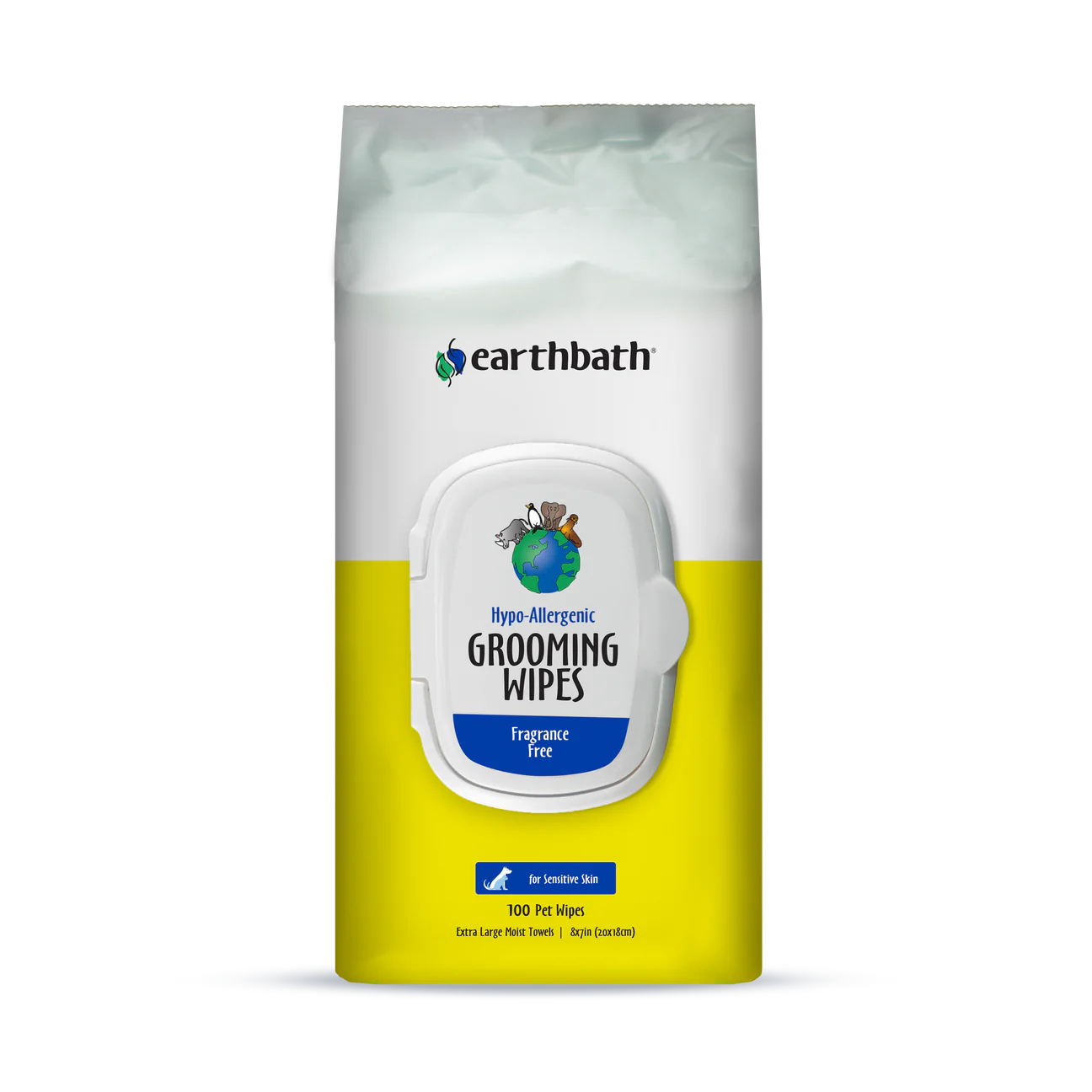Earthbath Hypoallergenic Wipes For Dogs And Cats, 100-Count