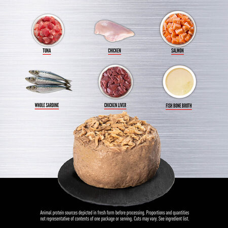 Orijen Tuna, Salmon & Beef Entrée In Bone Broth , Wet Cat Food