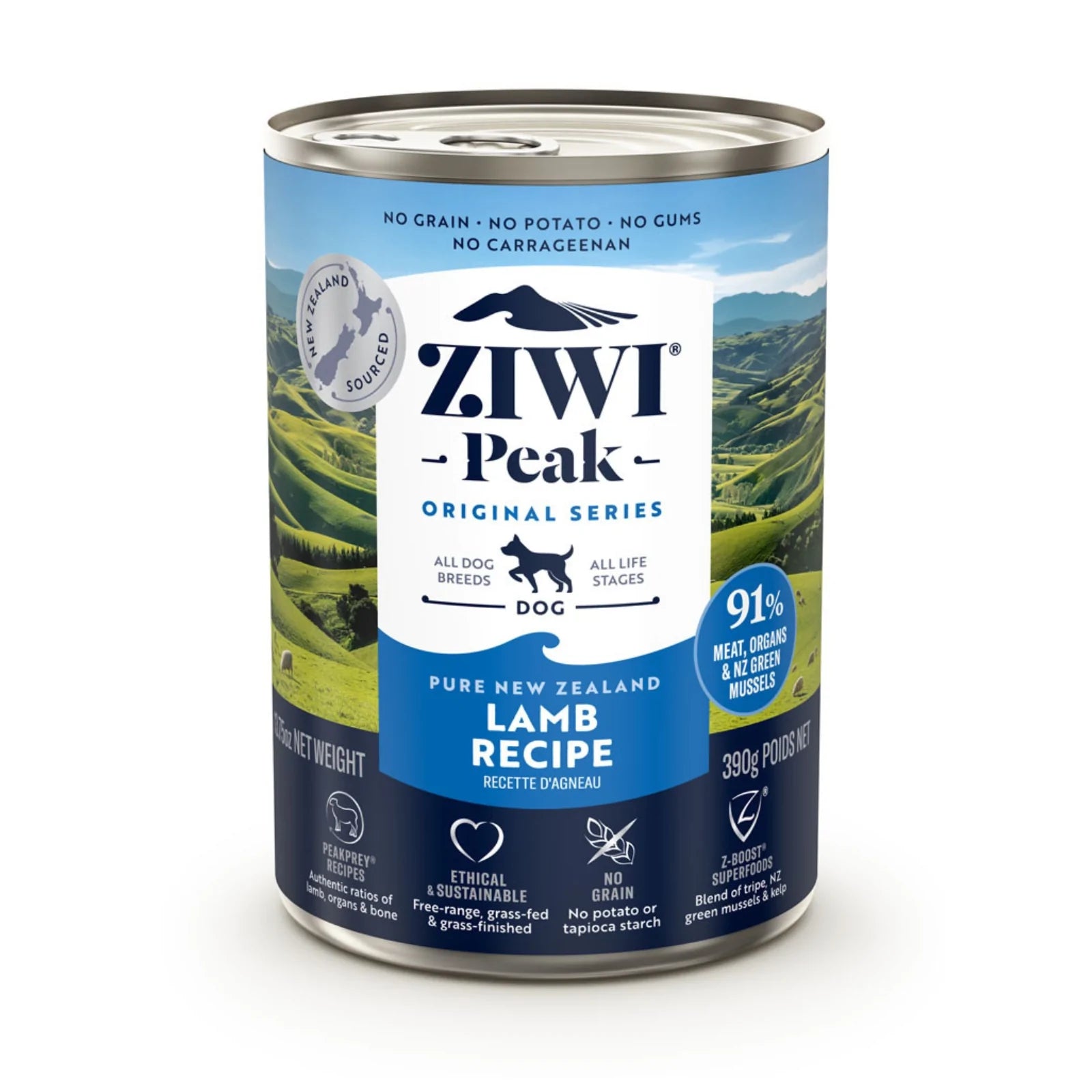 ZiwiPeak Lamb Recipe Wet Dog Food