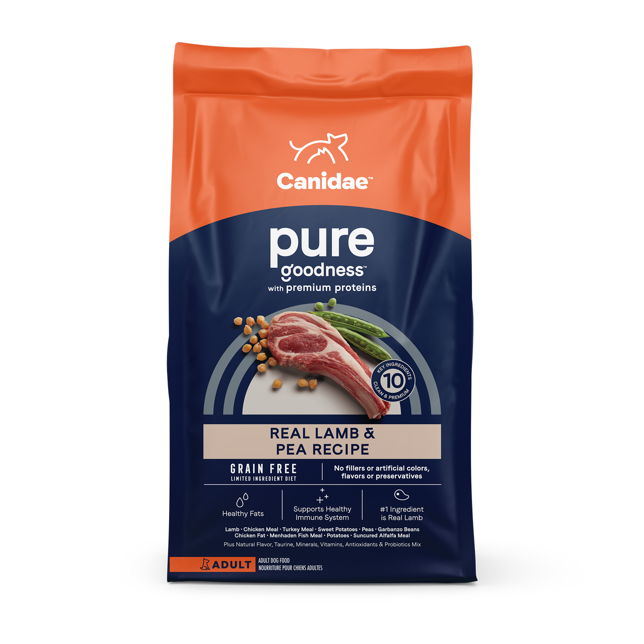 Canidae Pure Grain Free Adult Lamb Dry Dog Food