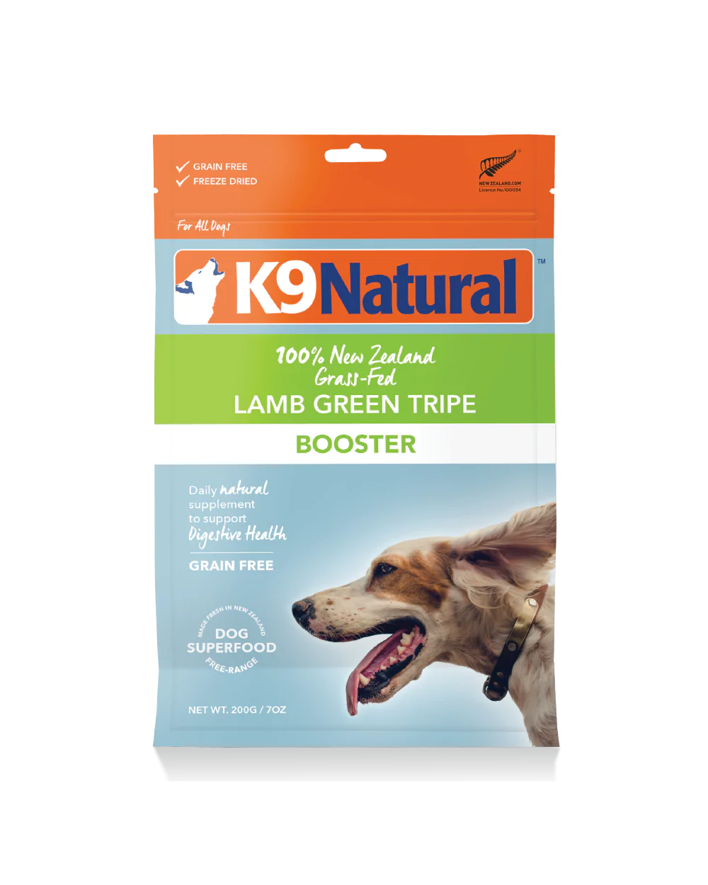 K9 Natural Lamb Green Tripe 7-oz, Freeze-Dried Booster