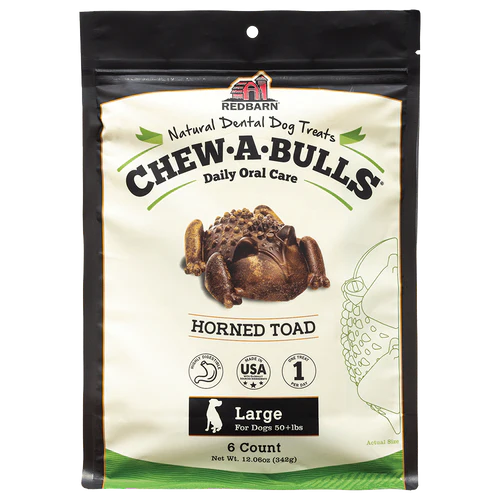 Redbarn Chew-A-Bulls® Toad , Dental Chew