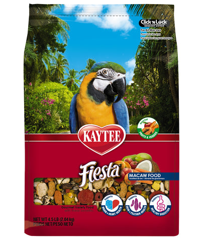 Kaytee Fiesta Macaw Food, 4.5-lb Bag