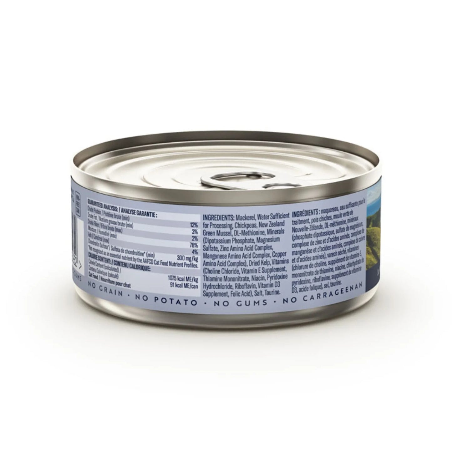 ZiwiPeak Mackerel Recipe, Wet Cat Food, 3-oz Case of 24