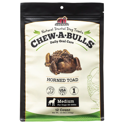 Redbarn Chew-A-Bulls® Toad , Dental Chew