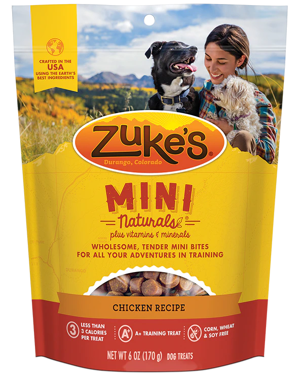 Zuke's Mini Naturals Chicken Recipe Dog Treats