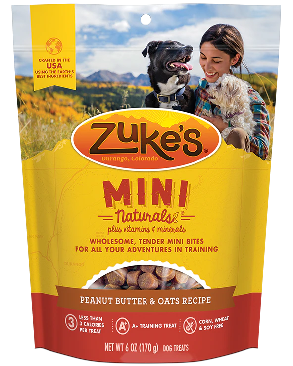 Zuke's Mini Naturals Peanut Butter Recipe Dog Treats