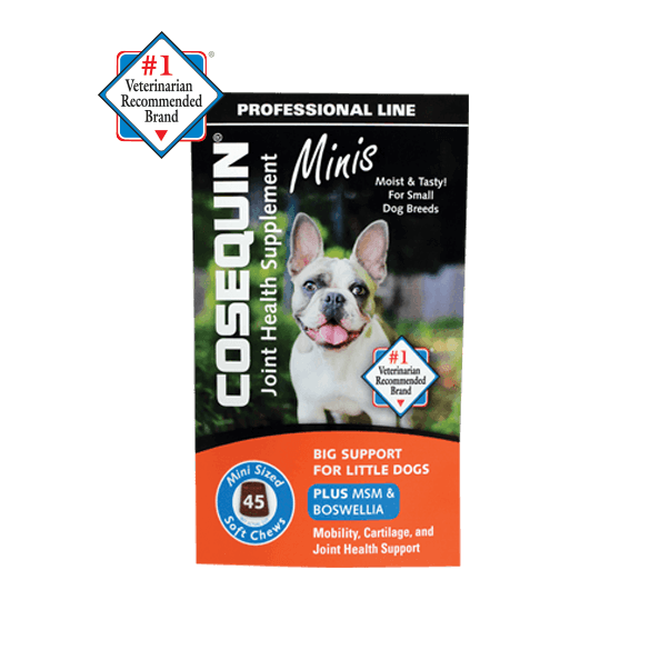 Cosequin Pro DS Plus Joint Health Supplement Mini Chews For Dogs, 45-Count