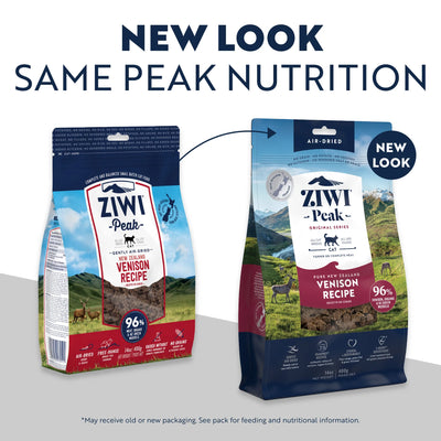 ZiwiPeak Venison Recipe Air-Dried Cat Food, 14-oz Bag