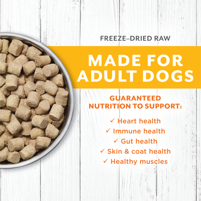 Instinct Raw Longevity Adult Freeze-Dried Chicken Bites, Dog Food