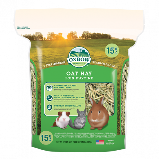 Oxbow Oat Hay, For Small Animals, 15-oz Bag