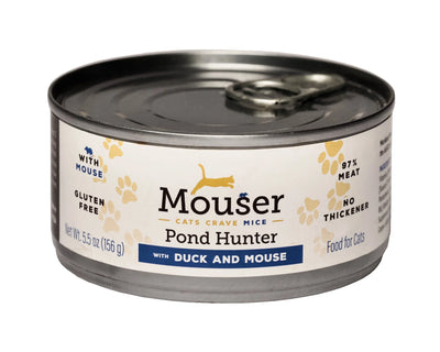 Mouser Pond Hunter Duck With Mouse Recipe 5.5-oz, Wet Cat Food, Case Of 24