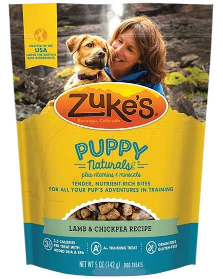 Zuke's Puppy Naturals Lamb & Chickpea Recipe 5-oz, Dog Treat