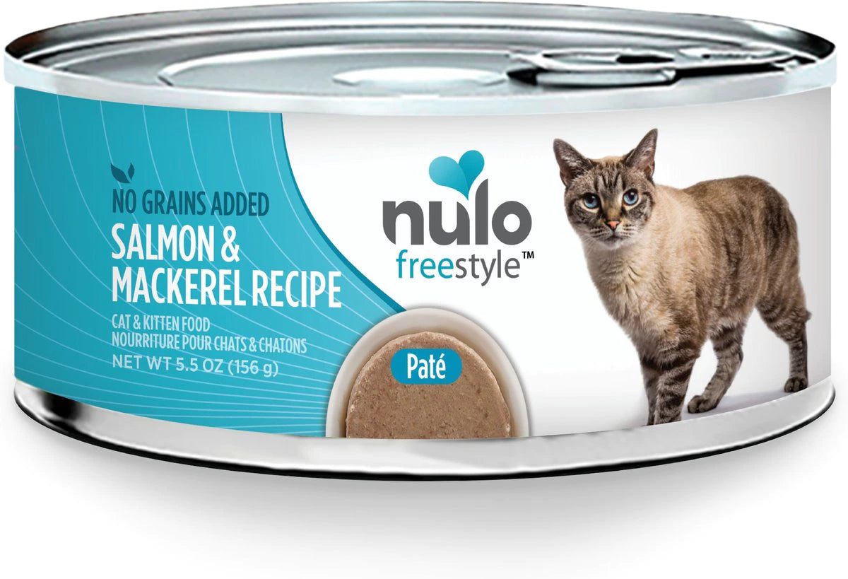 Nulo Freestyle Grain Free Salmon Mackerel Recipe 5.5 oz Wet Cat