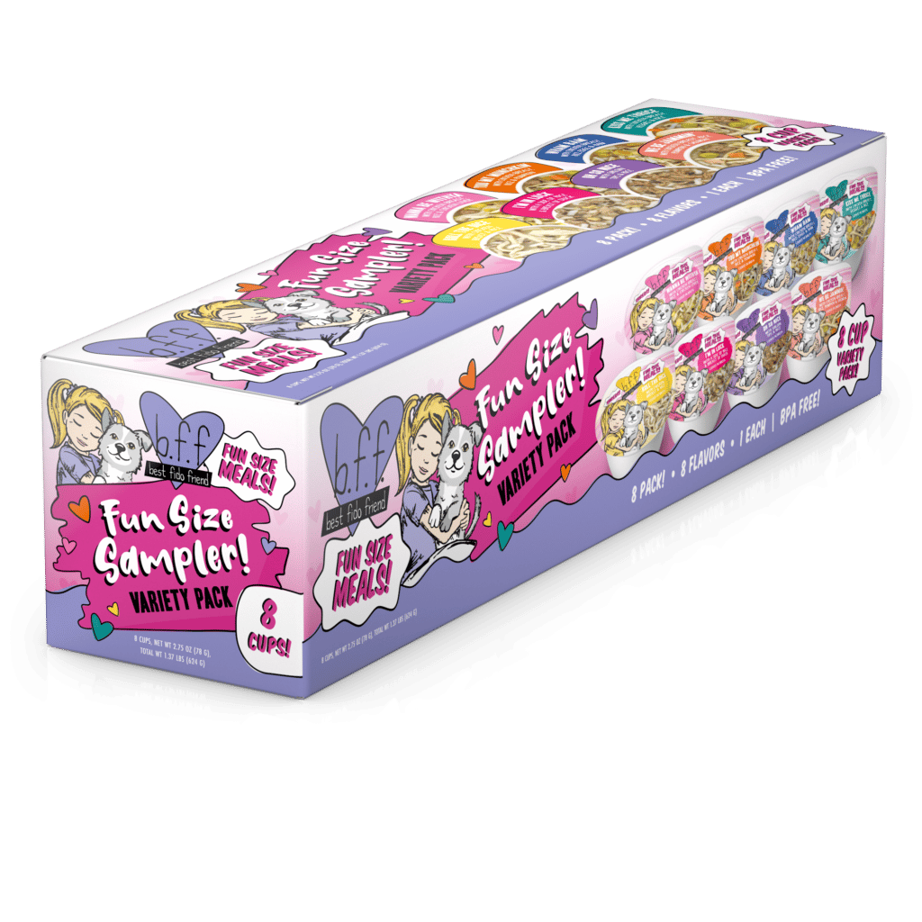Weruva BFF Fun Size Sampler Variety Pack 2.75-oz, Wet Dog Food, Case Of 8