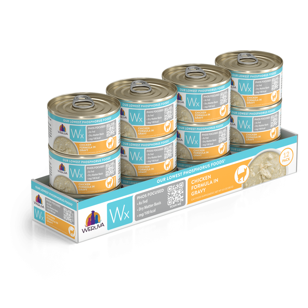 Weruva Wx Phos Focused Chicken In Gravy 3-oz, Wet Cat Food, Case Of 12
