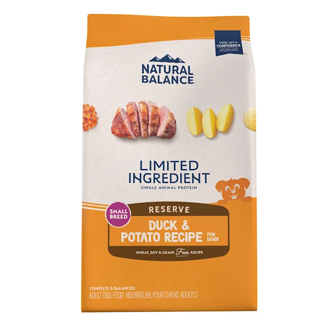 Natural Balance® Limited Ingredient Diets® Grain Free Duck & Potato Small Breed Formula, Dry Dog Food