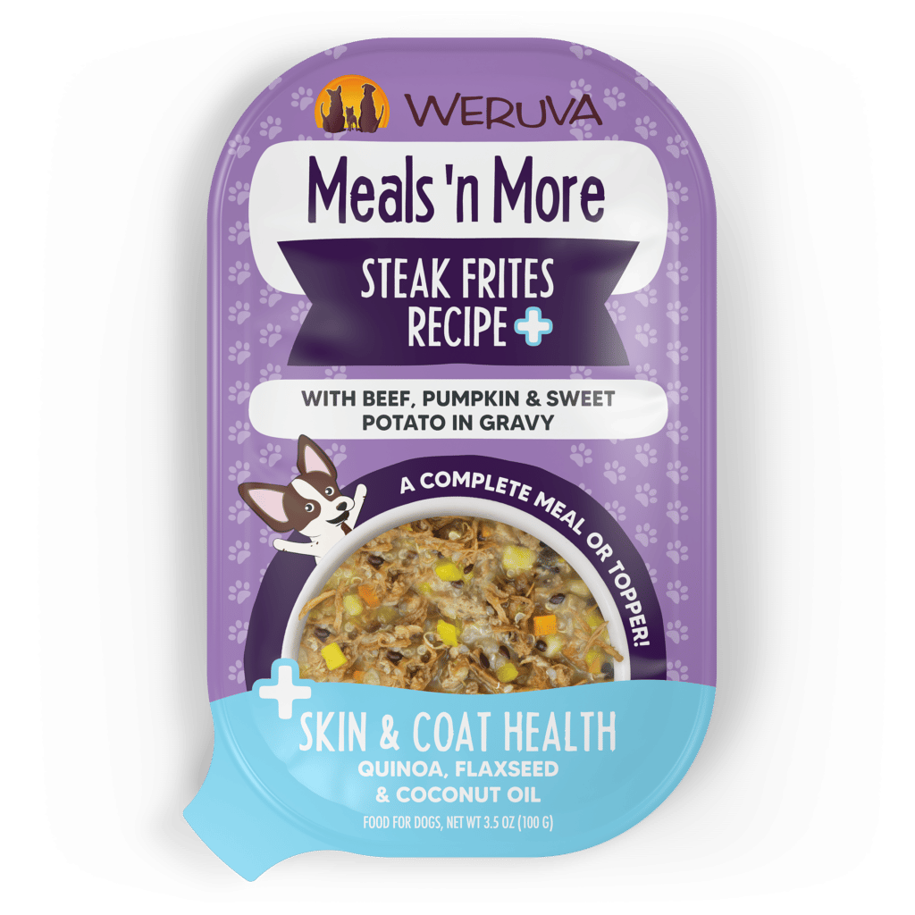 Weruva Meals 'n More Steak Frites Recipe Plus In Gravy 3.5-oz, Wet Dog Food