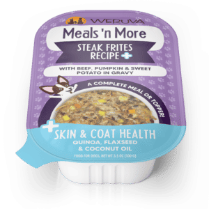 Weruva Meals 'n More Steak Frites Recipe Plus In Gravy 3.5-oz, Wet Dog Food