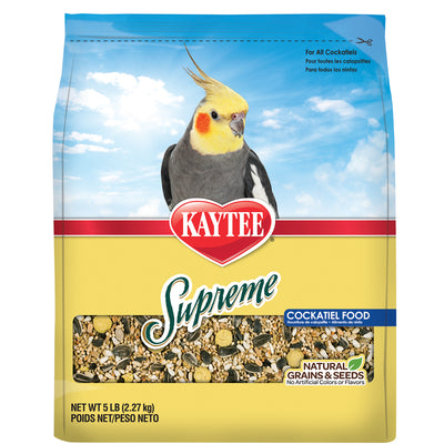Kaytee Supreme Cockatiel Food, 5-lb Bag