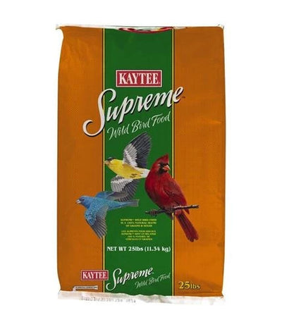 Kaytee Supreme Wild Bird Food, 25-lb Bag