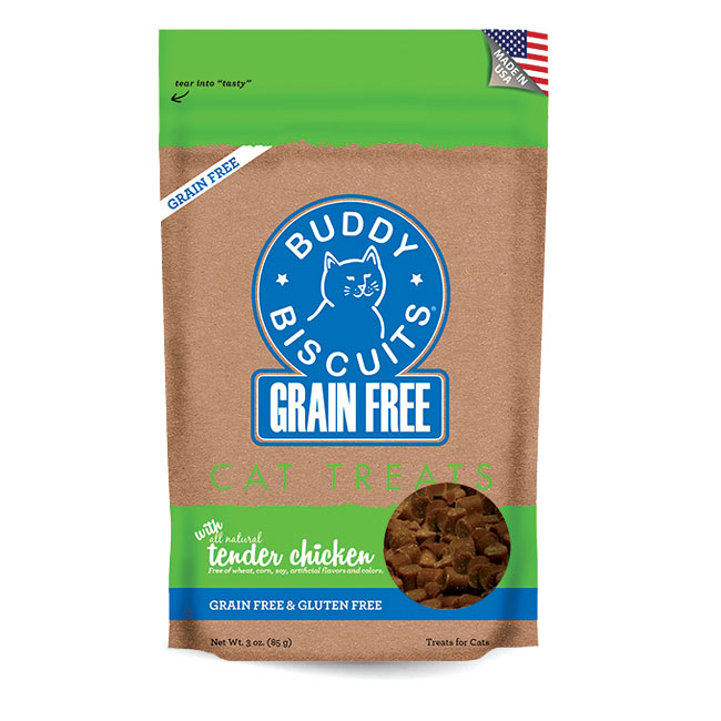 Buddy Biscuits Chicken Recipe 3-oz, Cat Treat