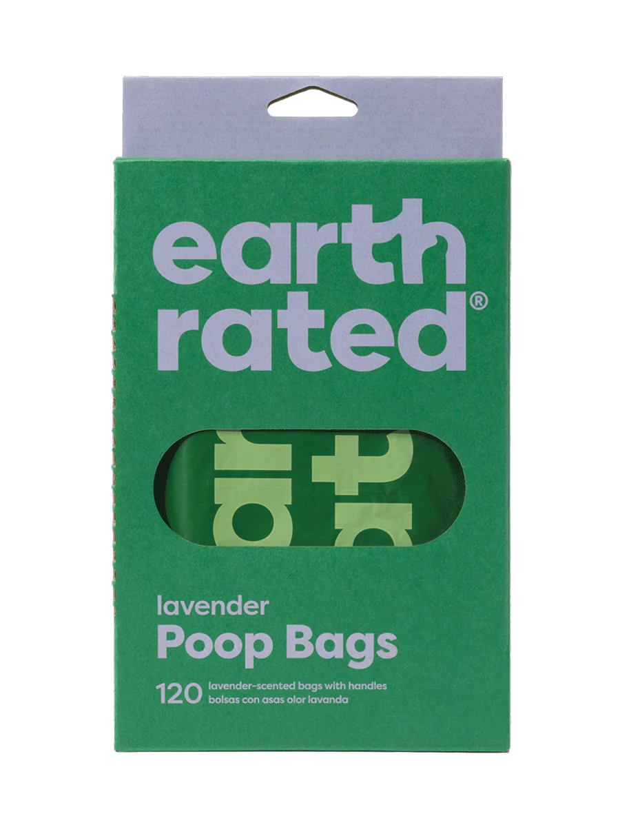 Earth Rated Dog Poop Bags With Handles, 120-Bags