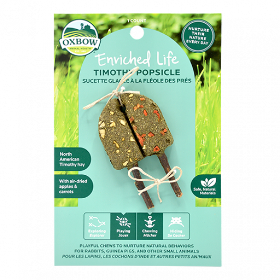 Oxbow Enriched Life - Timothy Popsicle, Small Animal Toy