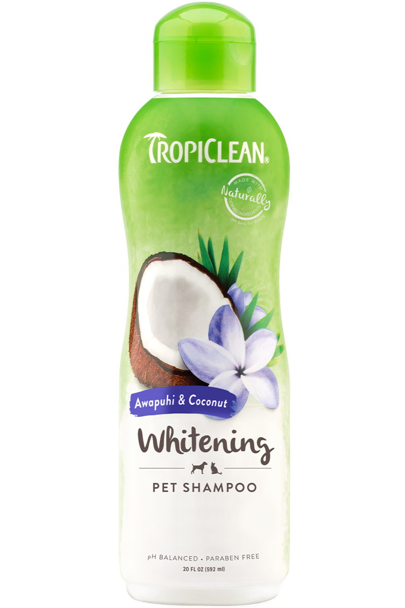 træfning med hensyn til Dalset Tropiclean Awapuhi And Coconut Whitening Shampoo For Dogs And Cats, 20 –  Anaheim Feed & Pet Supply