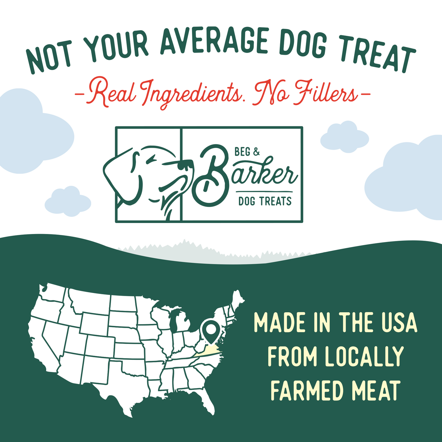 Beg & Barker Chicken Breast Strips, Dog Treat