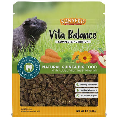 Sunseed Vita Balance 4-lb, Adult Guinea Pig Food
