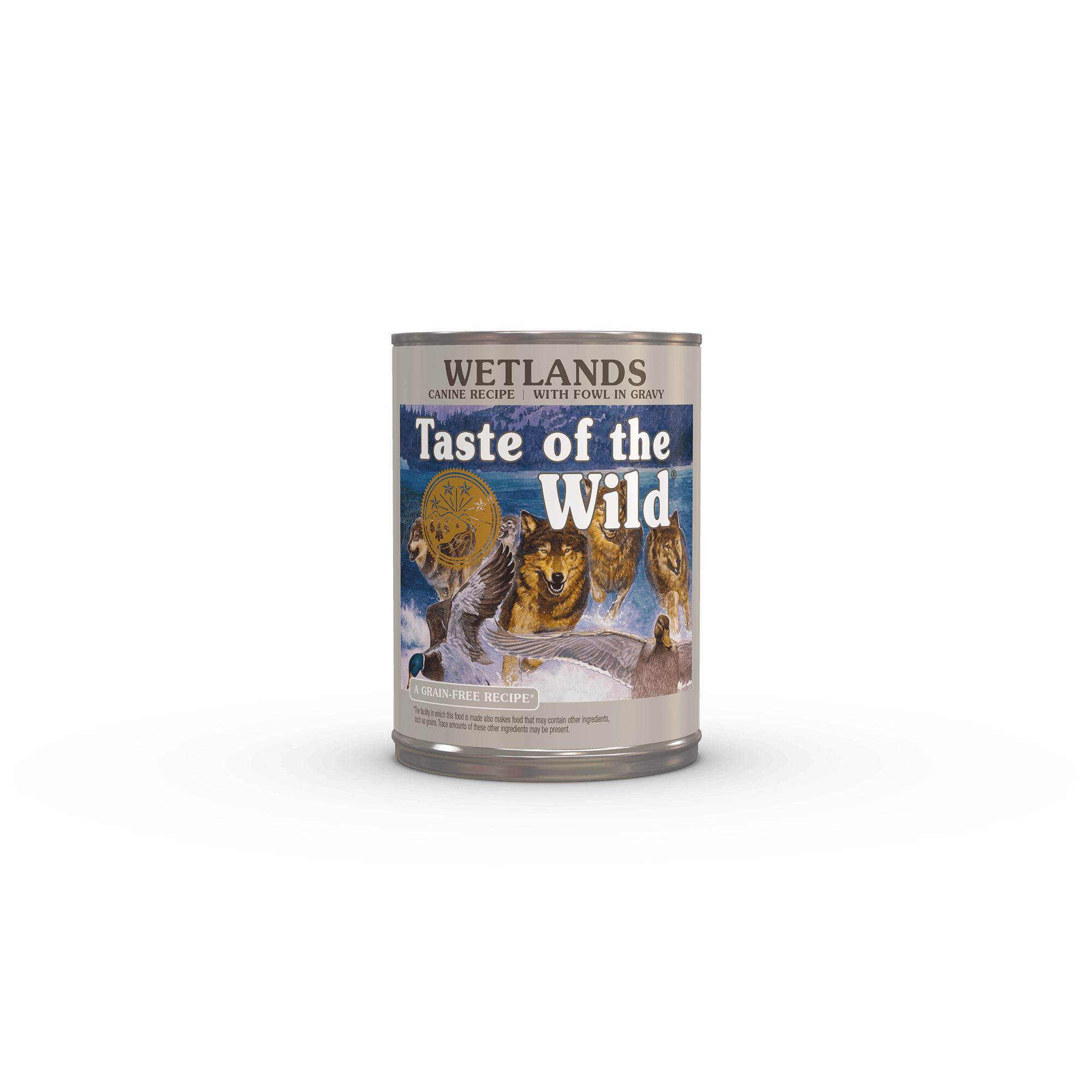 Taste of the Wild Wetlands Canine Recipe With Fowl in Gravy Wet Dog Food 13.2 oz Case of 12