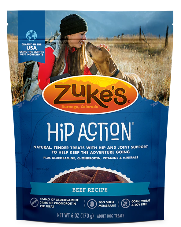 Zuke's Hip Action Beef Recipe, Dog Treat