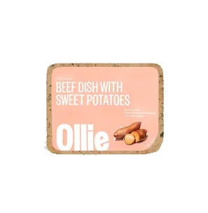 Ollie Fresh Beef Dog Food With Sweet Potatoes, Frozen Gently Cooked Dog Food
