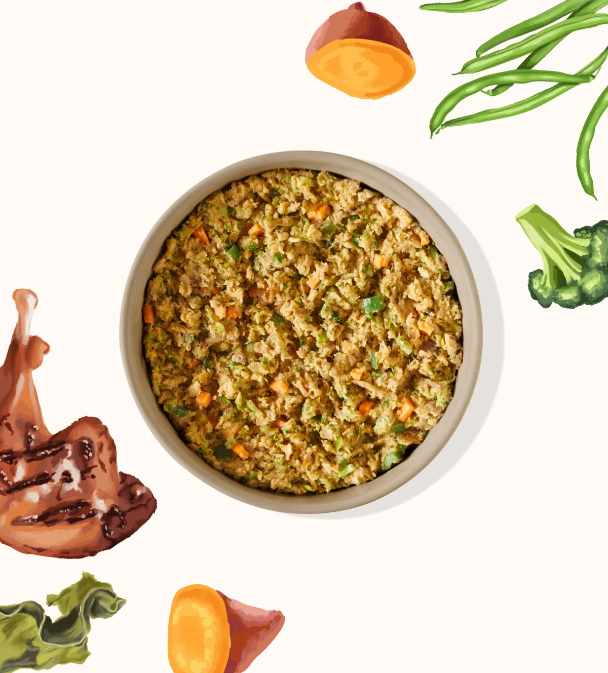 My Perfect Pet Tino’s Glycemic Friendly Turkey Blend, Gently Cooked Dog Food, 4-lb Box