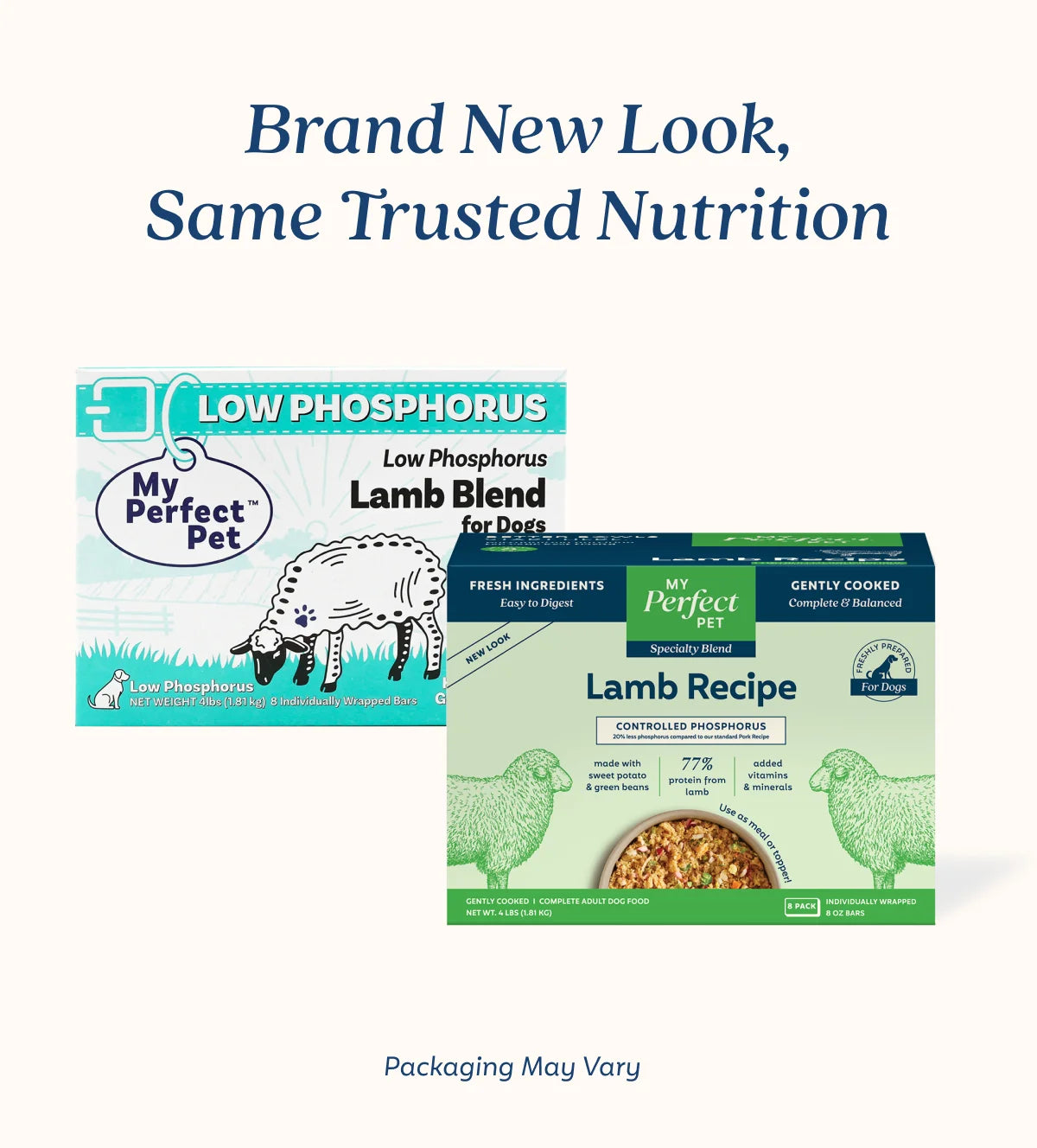 My Perfect Pet Lamb Controlled Phosphorus Specialty Diet, Gently Cooked Dog Food