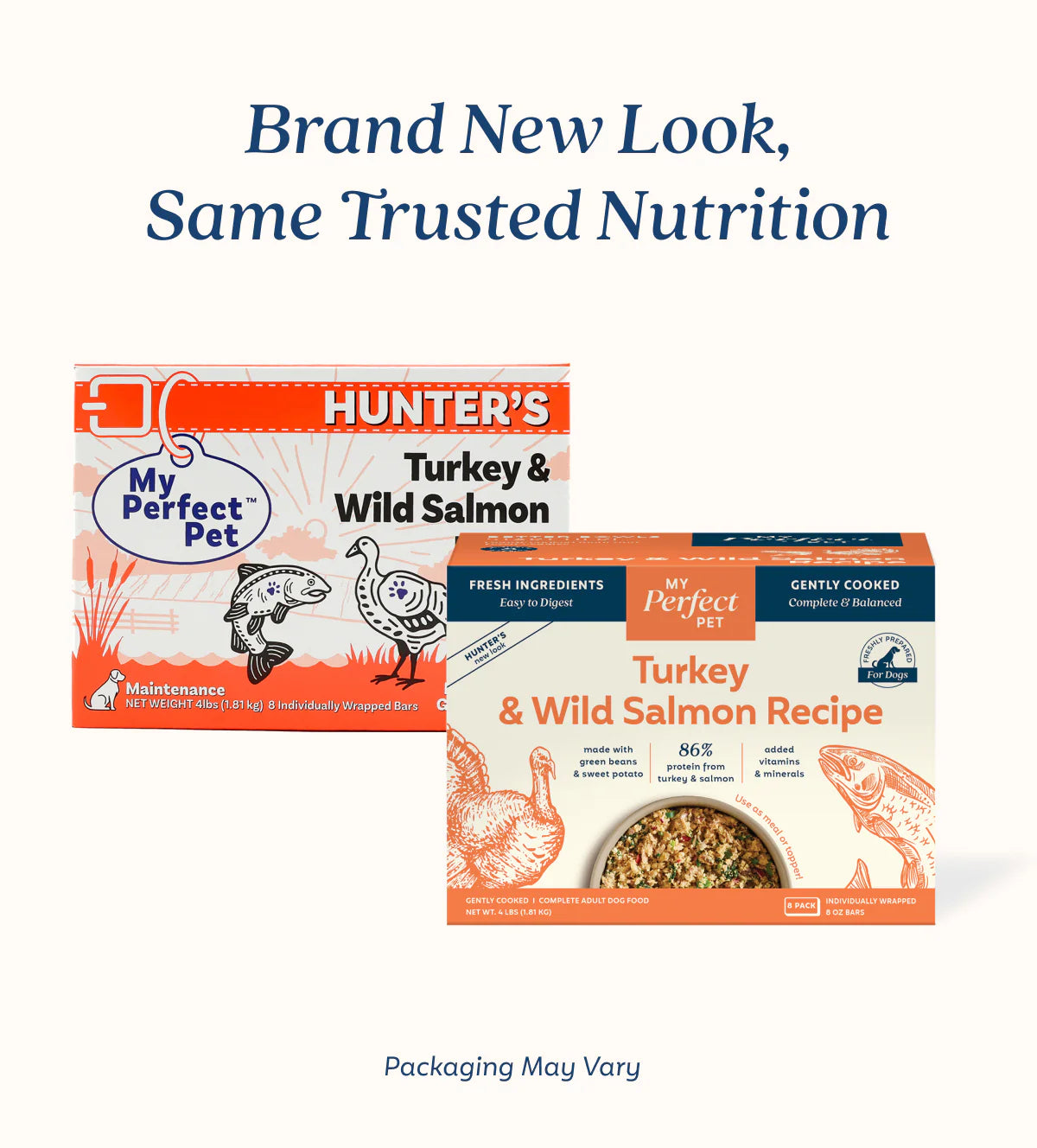 My Perfect Pet Hunter's Gently Cooked Turkey & Wild Salmon Grain-Free, Gently Cooked Dog Food
