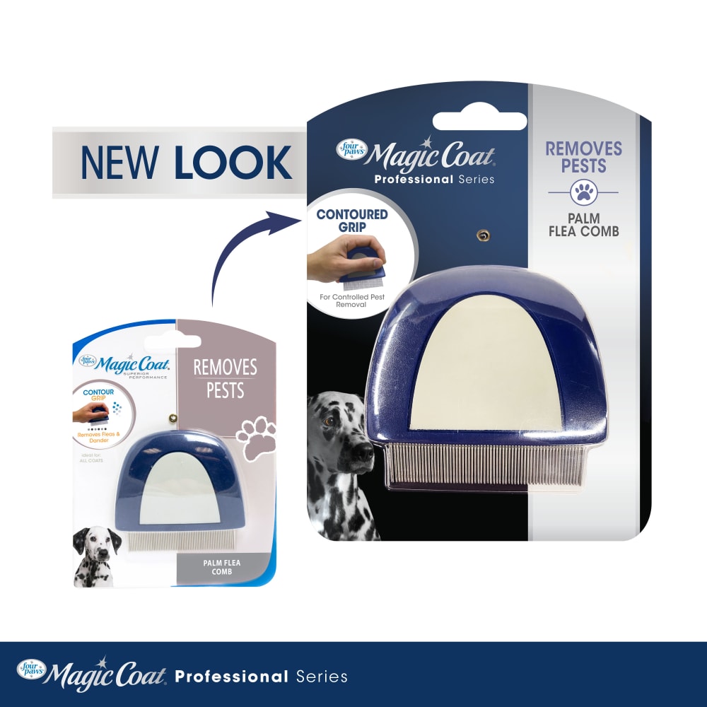 Four Paws Magic Coat® Professional Series Palm Flea Comb