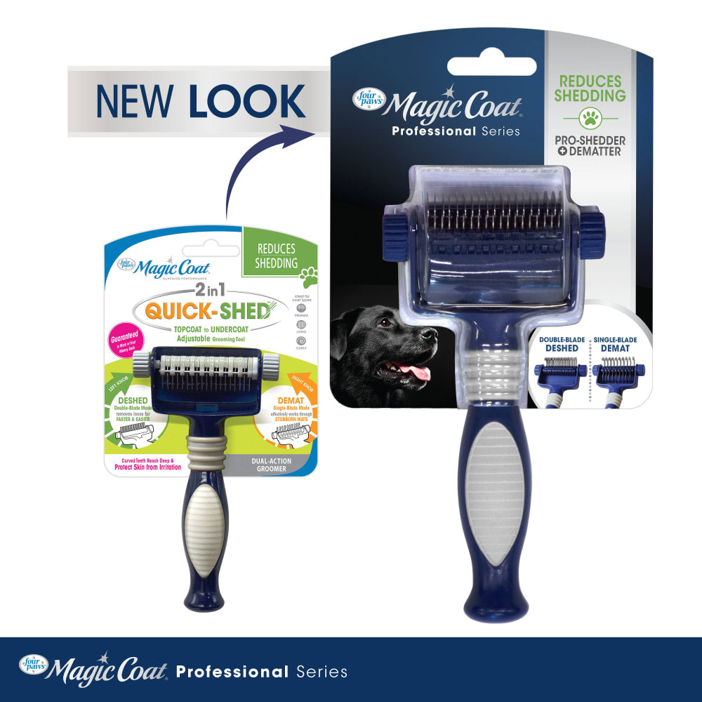Four Paws Magic Coat® Professional Series Pro-Shedder + Dematter
