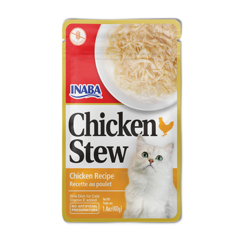 Inaba Chicken Stew Chicken Recipe, Wet Cat Food, 1.4-oz Case of 6