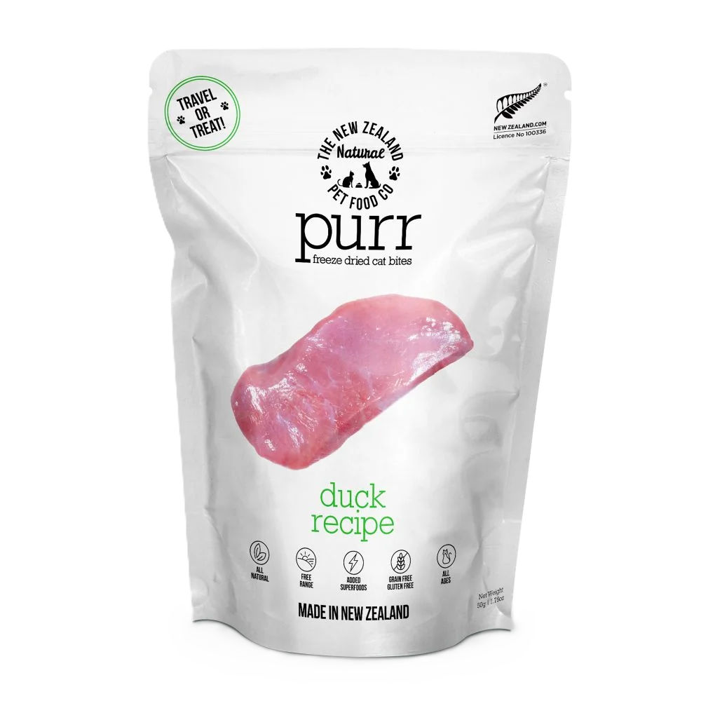 The New Zealand Natural Pet Food Co Duck Recipe, Freeze-Dried Cat Treats