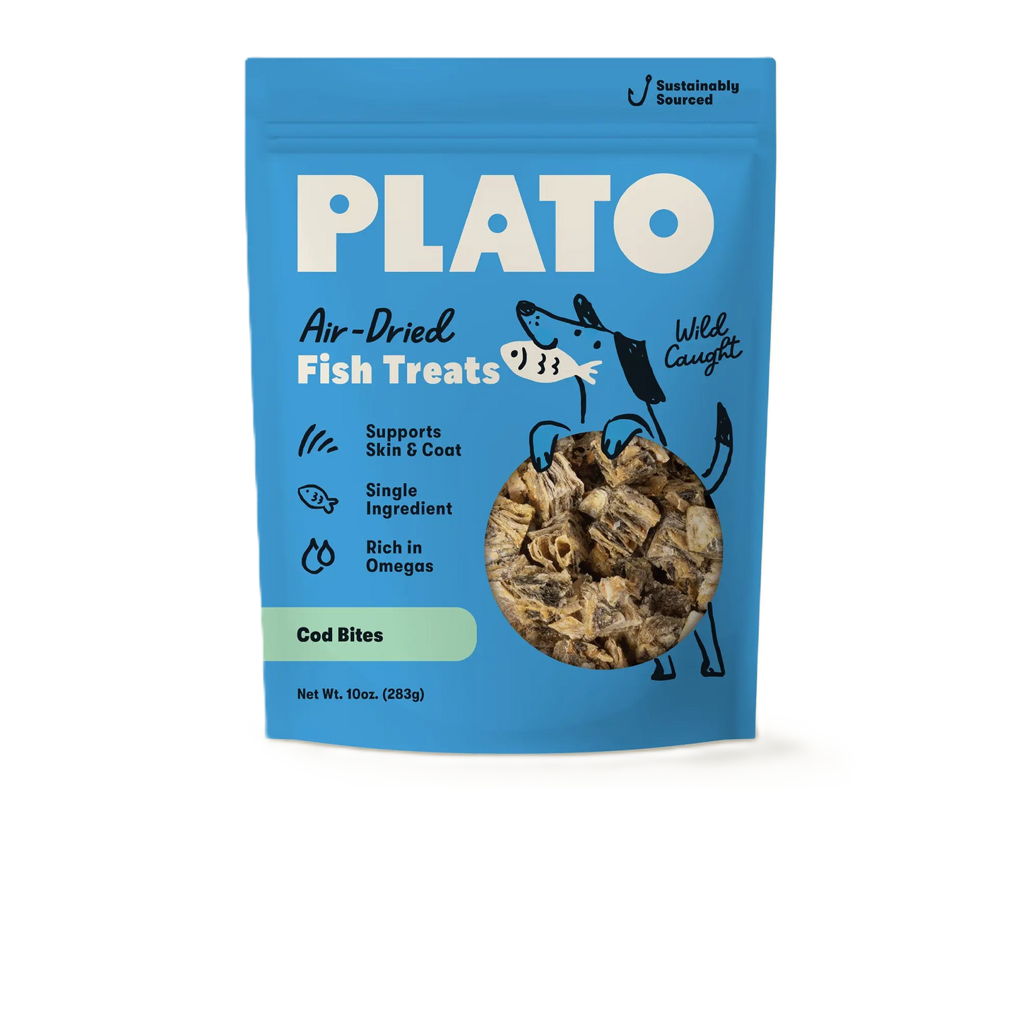 Plato Hundur's Crunch Jerky Minis Fish Dog Treats