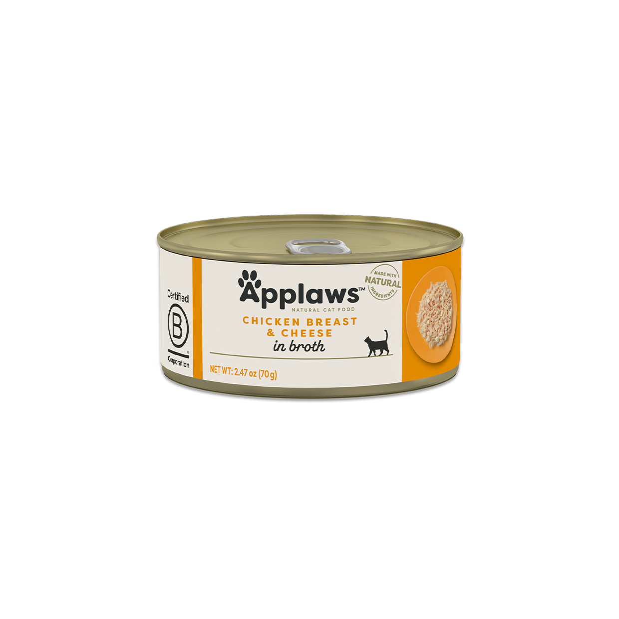 Applaws Chicken Breast With Cheese In Broth, Wet Cat Topper, Case Of 24