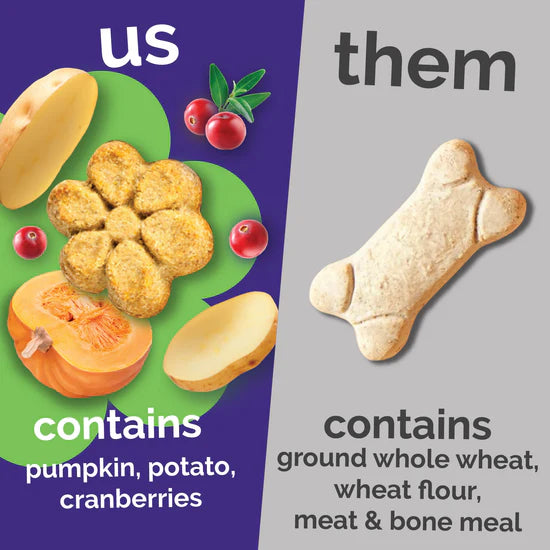 Fruitables Baked Pumpkin & Cranberry 7-oz, Dog Treat