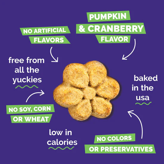 Fruitables Baked Pumpkin & Cranberry 7-oz, Dog Treat