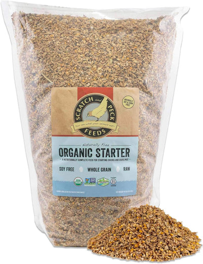 Scratch & Peck Organic Starter Mash 10-lb, Poultry Feed