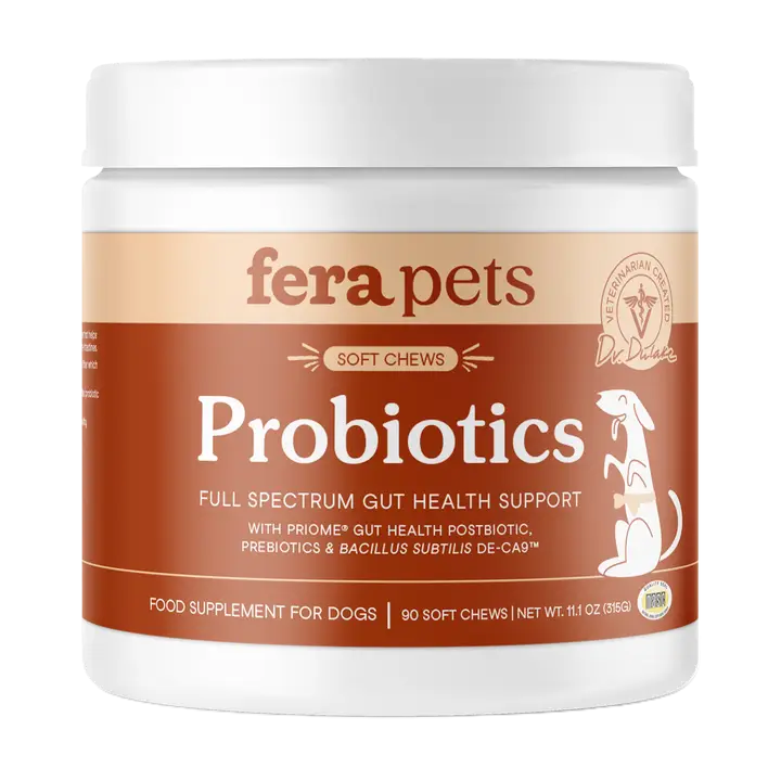 Fera Pets Probiotics Soft Chews For Dogs, Pet Supplement