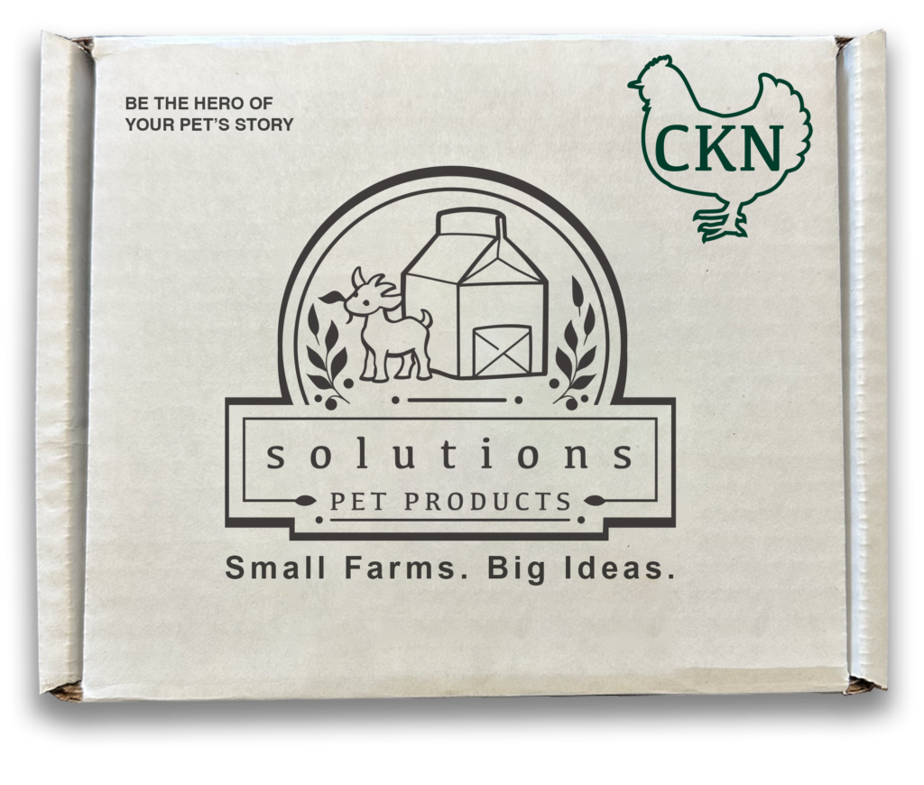 Solutions Pet Products Chicken Recipe Chubs, Frozen Dog Food, 12-lb Box