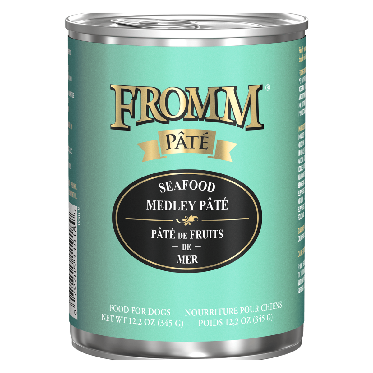 Fromm Seafood Medley Pâté, Wet Dog Food, 12.2-oz Case of 12